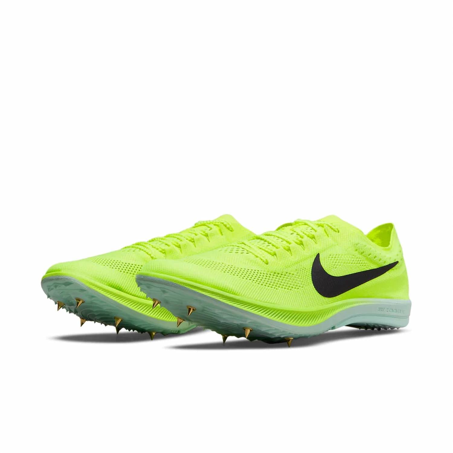 Men's Zoomx Dragonfly Athletics Distance Spike Shoes In Volt/cave Purple-Mint Foam