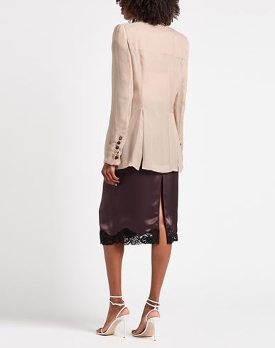 Woman Blazer Light brown Size 4 Silk