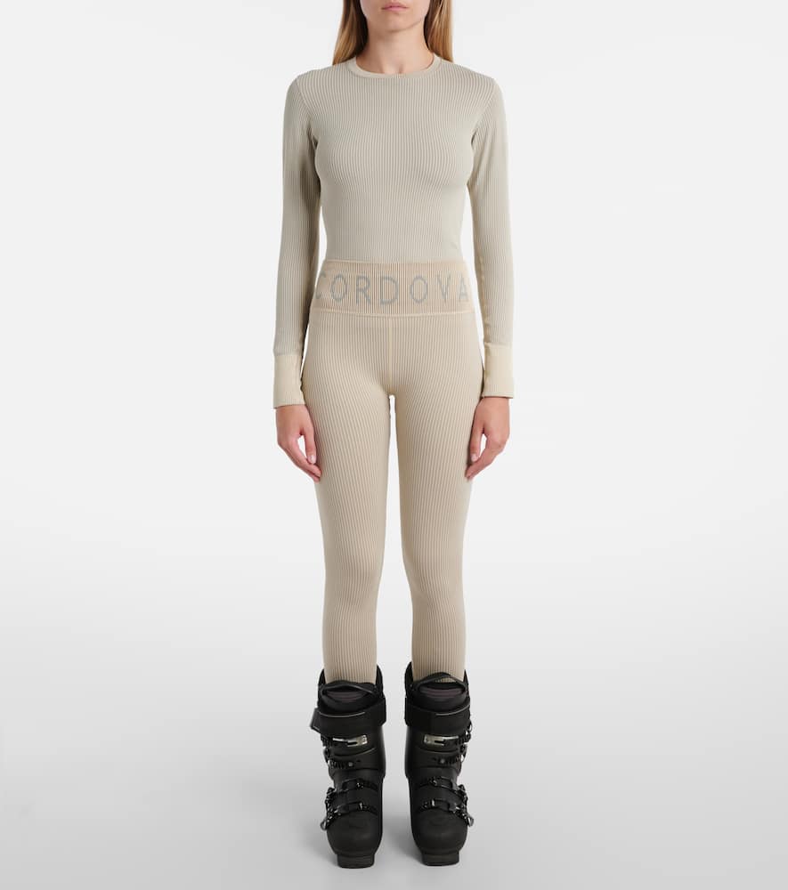Logo ski leggings