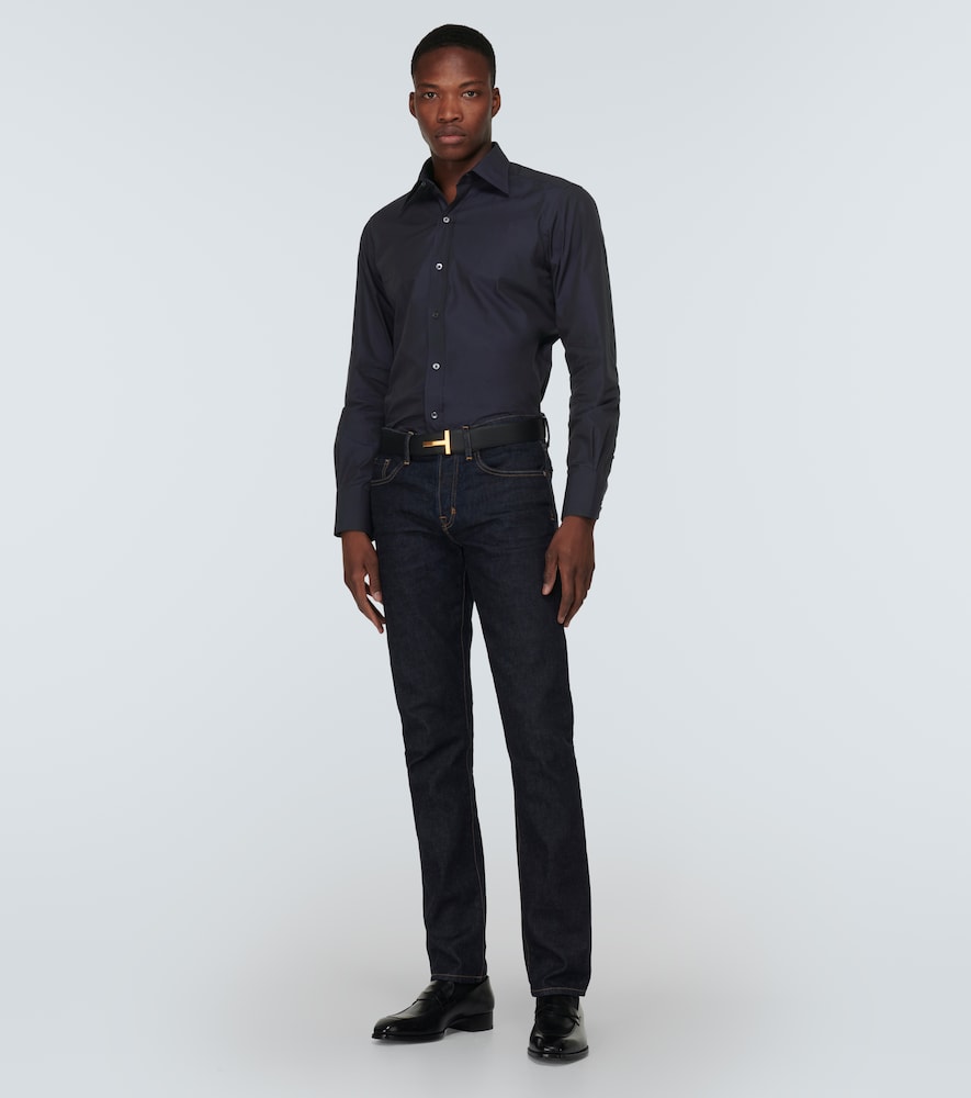 Cotton poplin shirt