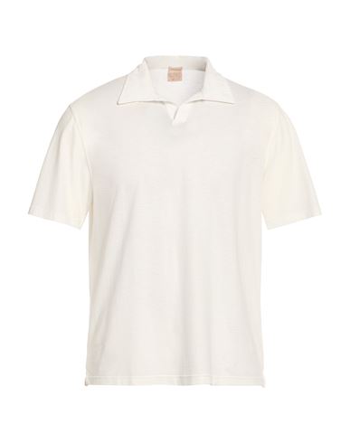 Man Polo shirt Ivory Size 40 Cotton