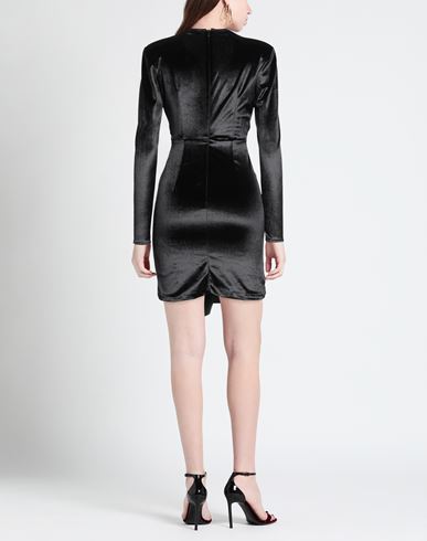 Woman Mini dress Black Size 10 PES, Elastane