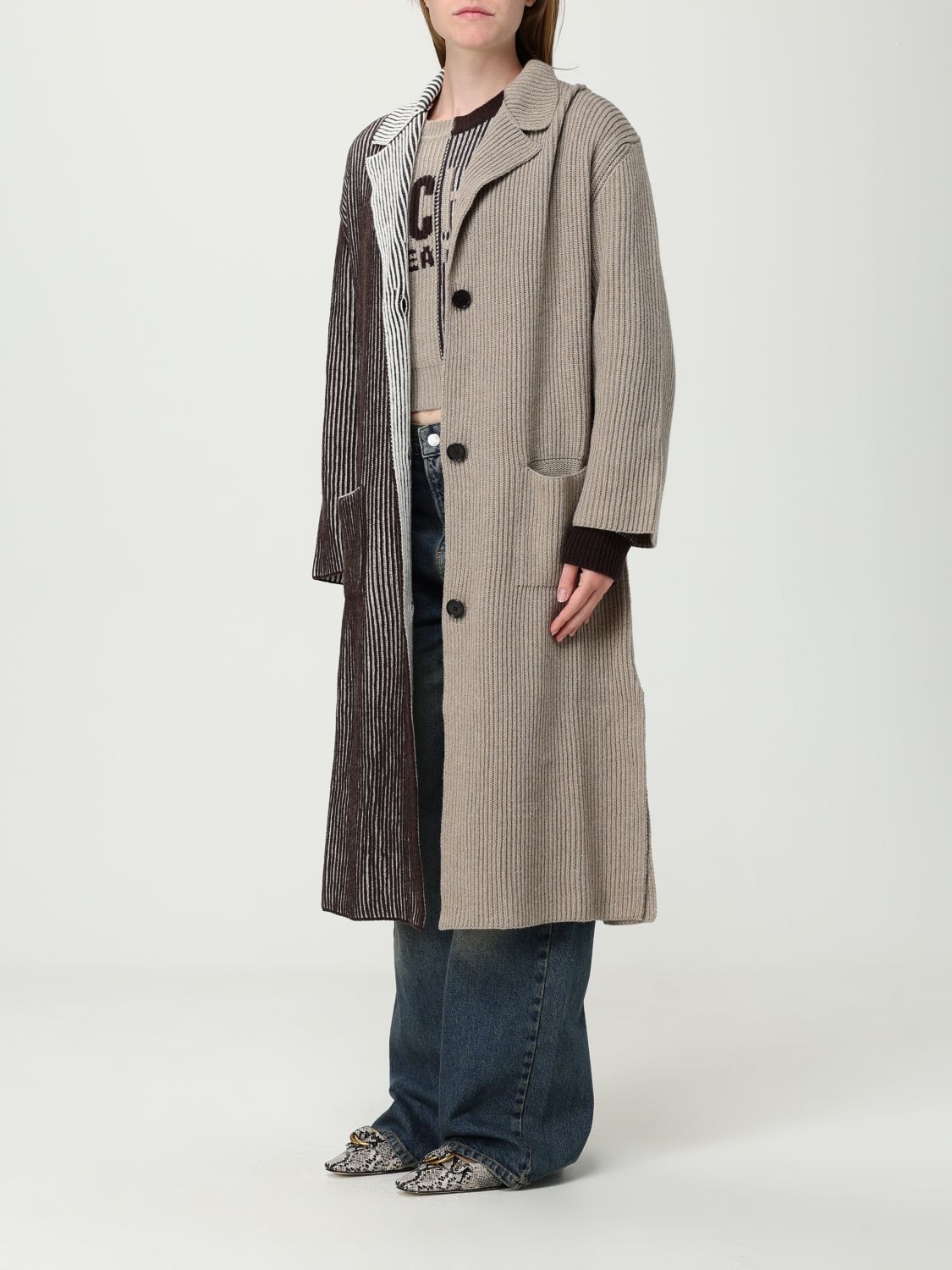 Cardigan Woman color Brown