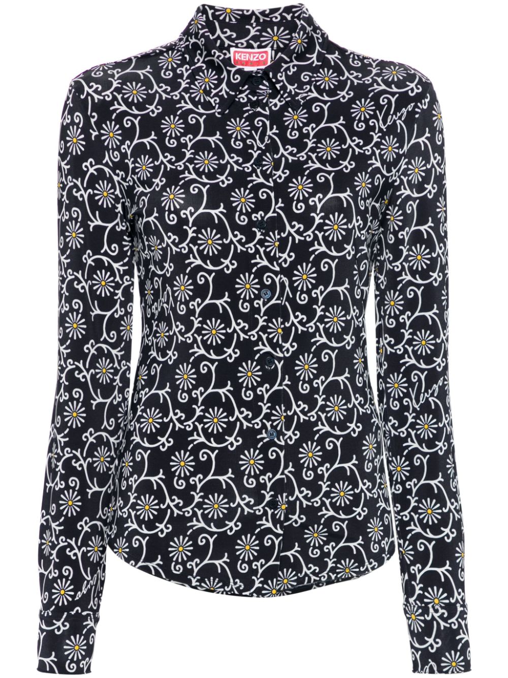 Marguerite button-up shirt - Black