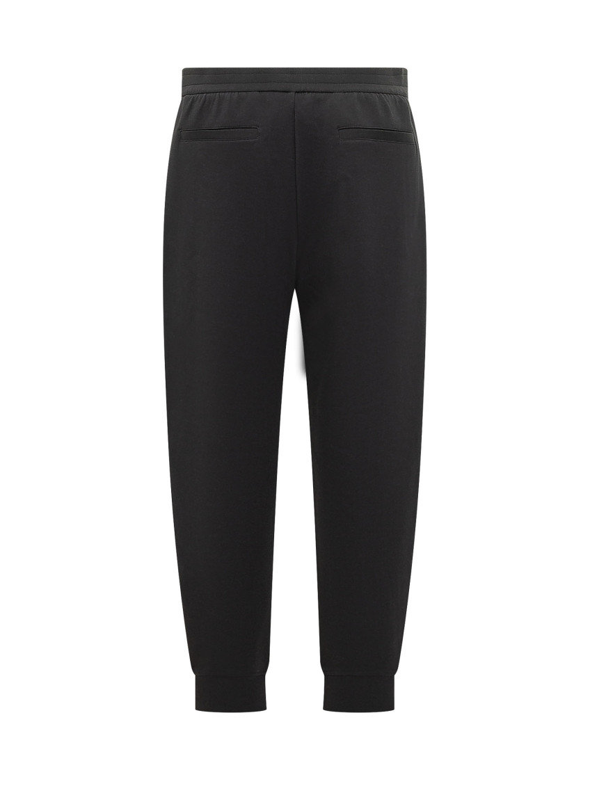 Black Tapered Joggers Pants