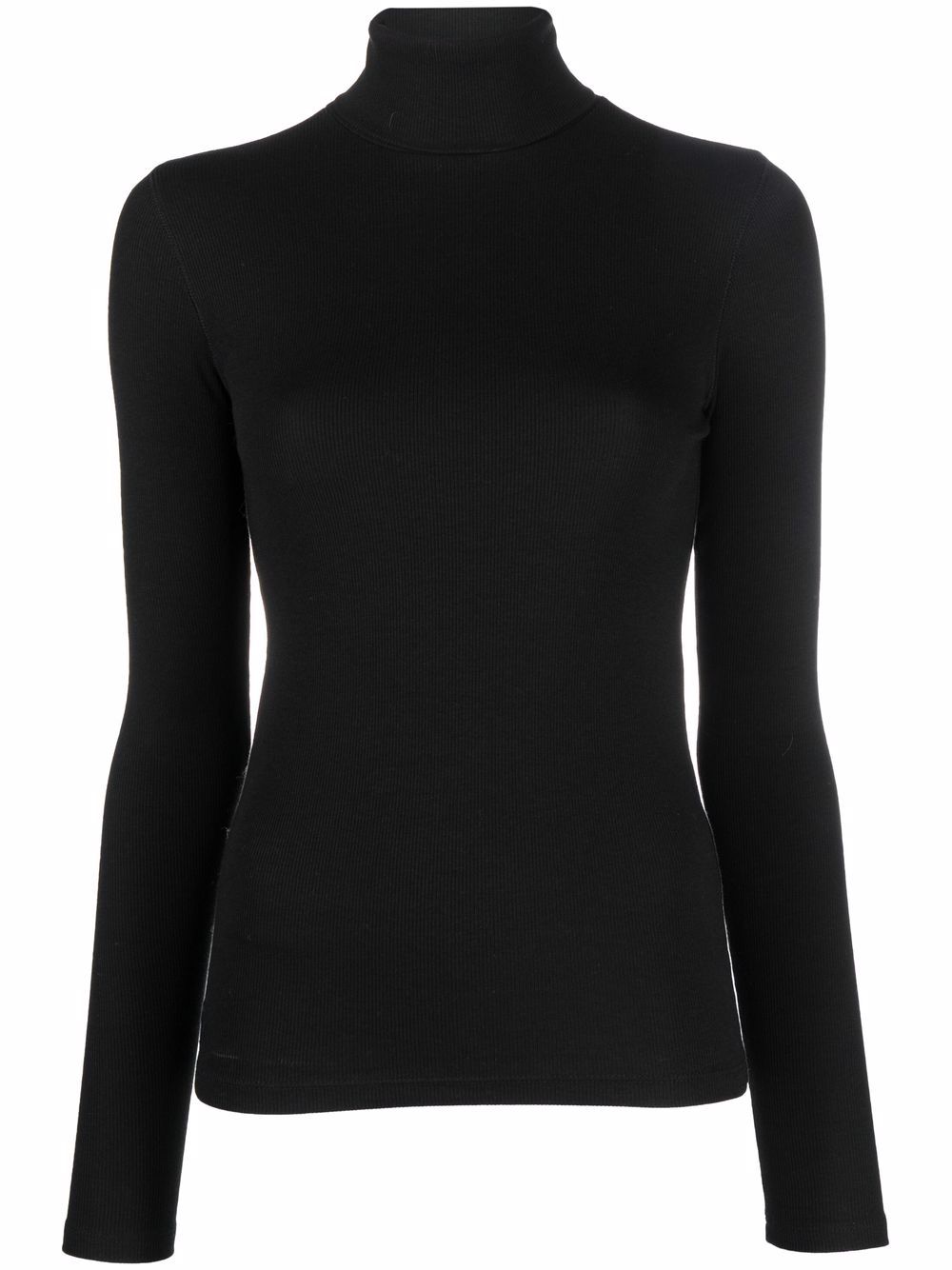 Roll-neck jumper - Black