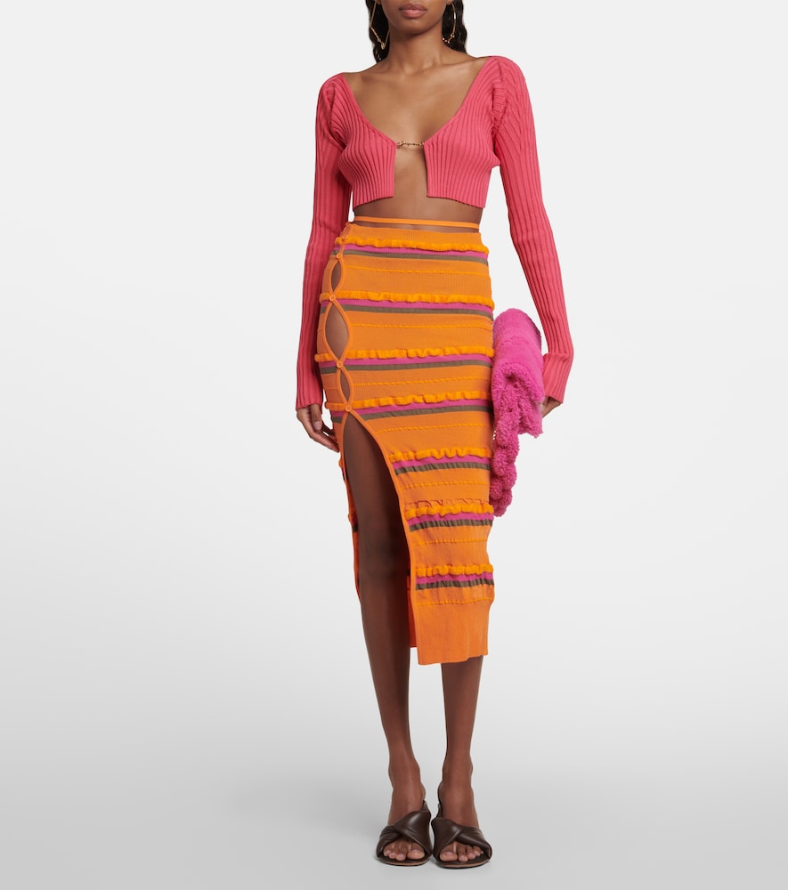 La Maille Pralu crop cardigan