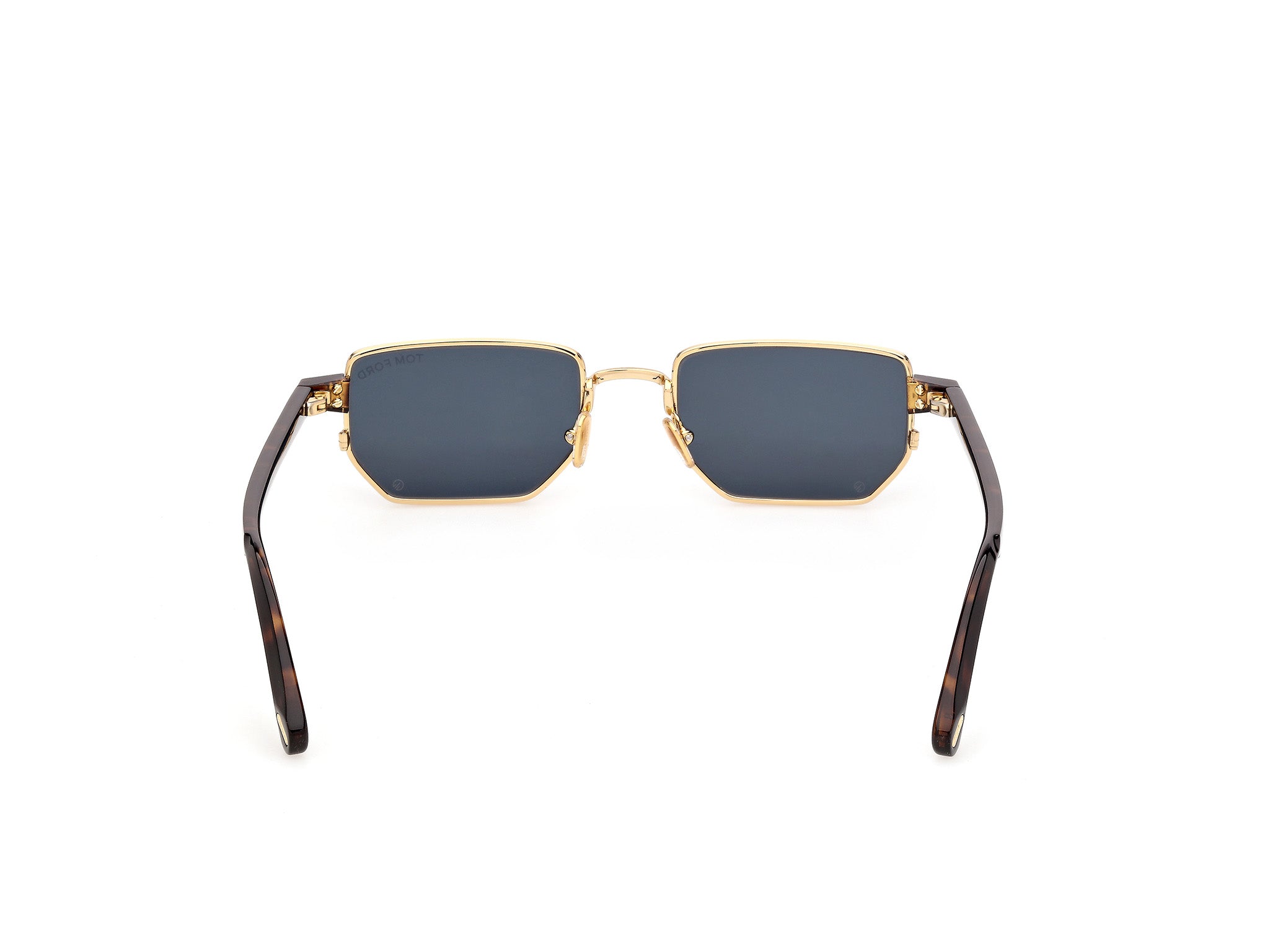 TOM FORD Man TOM FORD FT1360 LIAM-02 30A Sunglasses Metal Gold Smoke Squared Norma