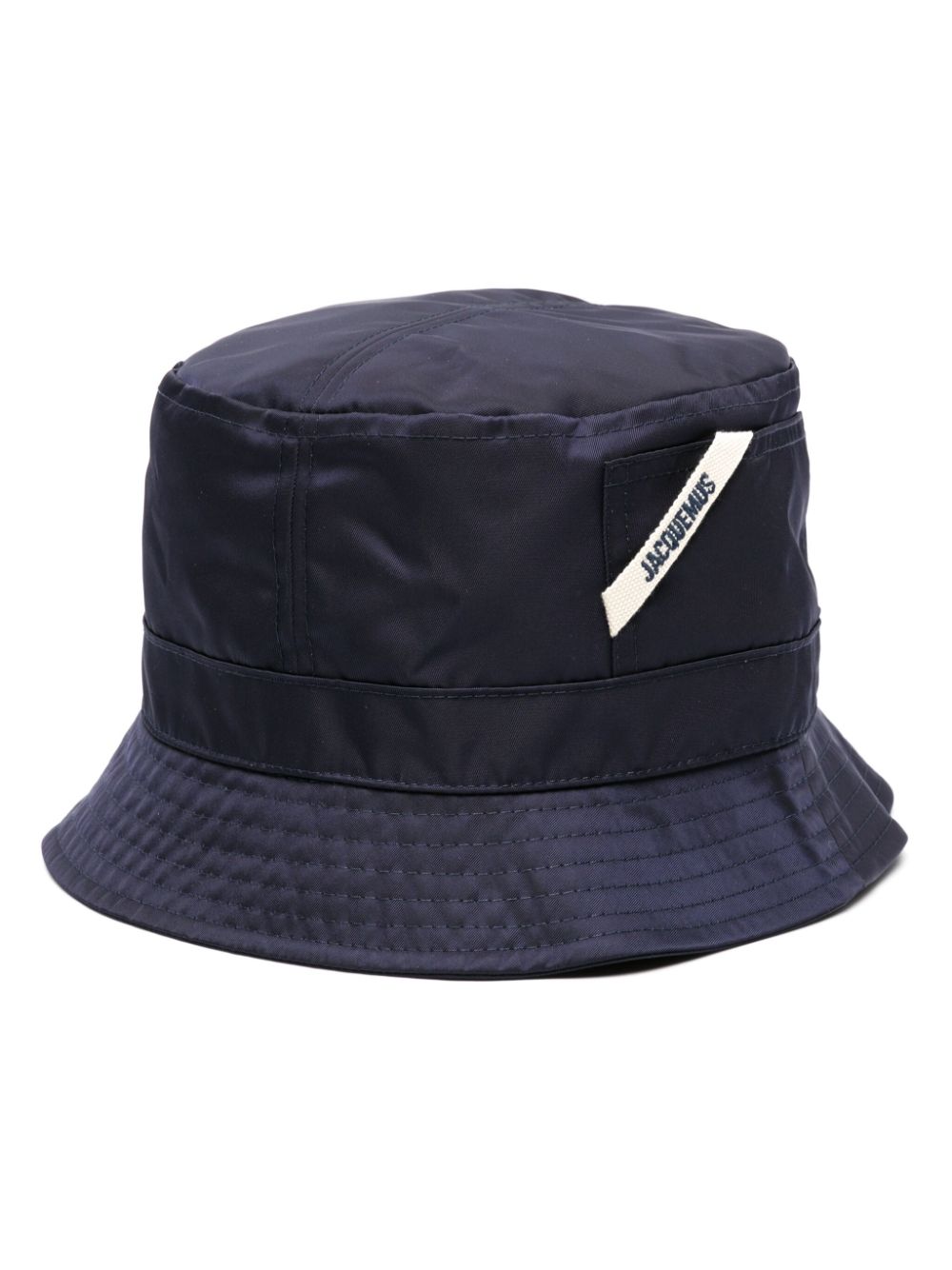 Le Ovalie narrow-brim bucket hat - Blue