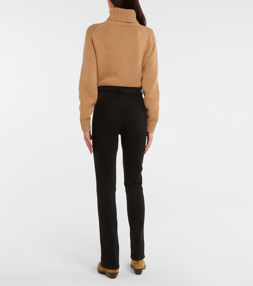 High-rise slim jeans