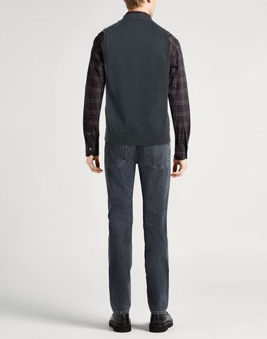 Man Cardigan Lead Size 36 Cotton