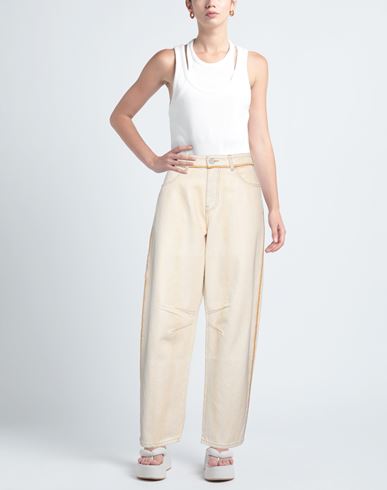 Woman Jeans Cream