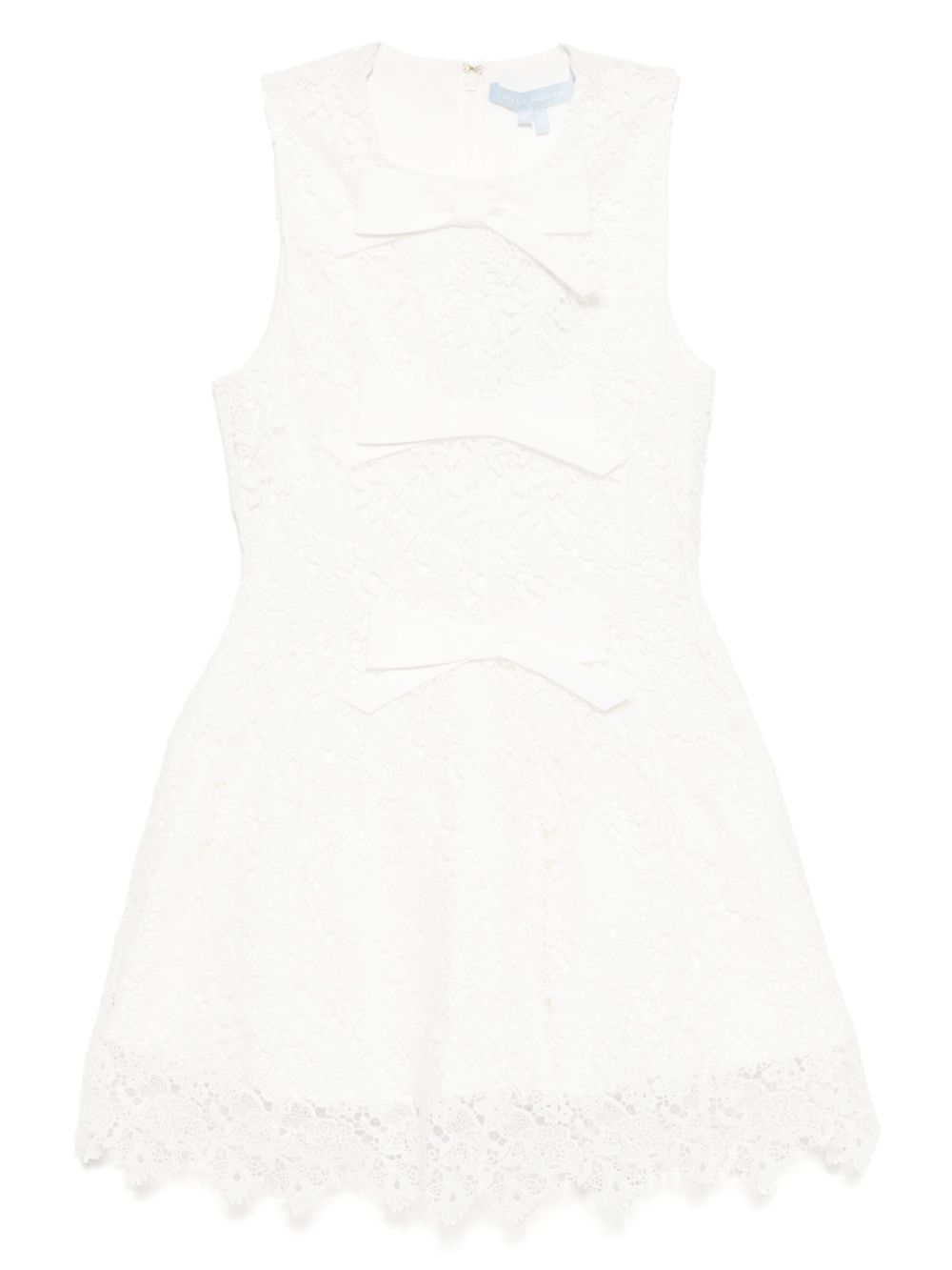 Blythe bow dress - White