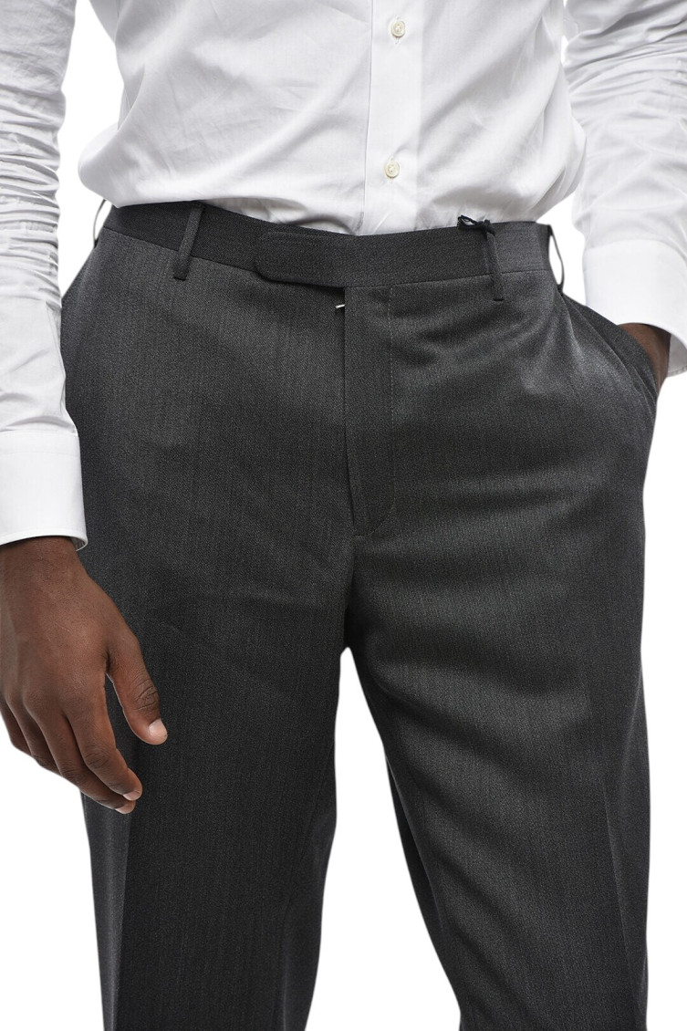 Dark Grey Regular Pants