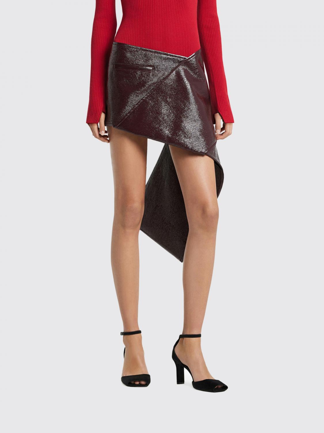 Skirt COURRÈGES Woman color Burgundy