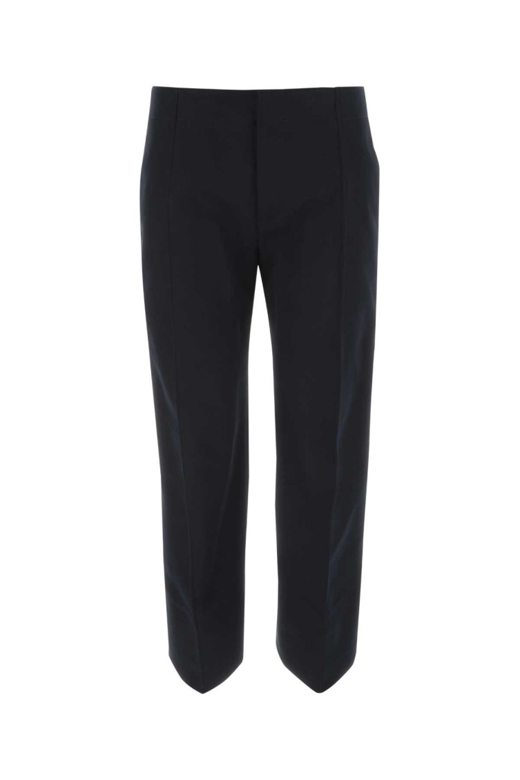 Cropped Cotton Trousers