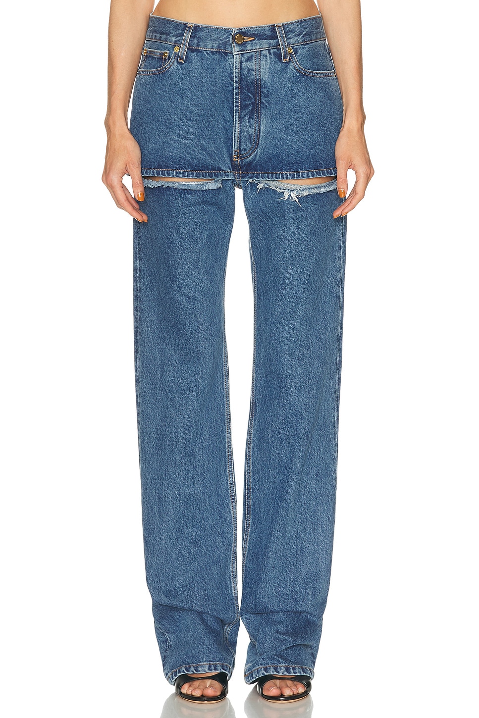 DARKPARK JEANS NAOMI in Blue Malibu - Blue. 27 also , 28