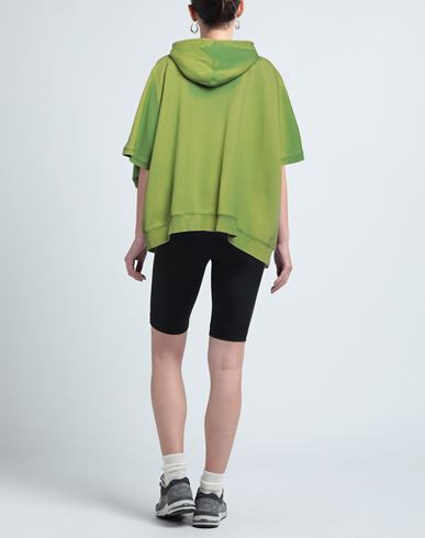 Dondup Woman Sweatshirt Lime green Size S Cotton