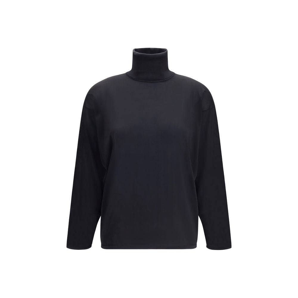 Silk Sweater — Black