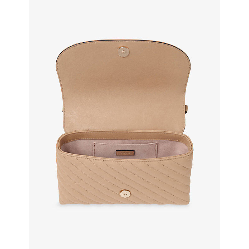 Womens Curve Medium Leather Cross-Body Bag