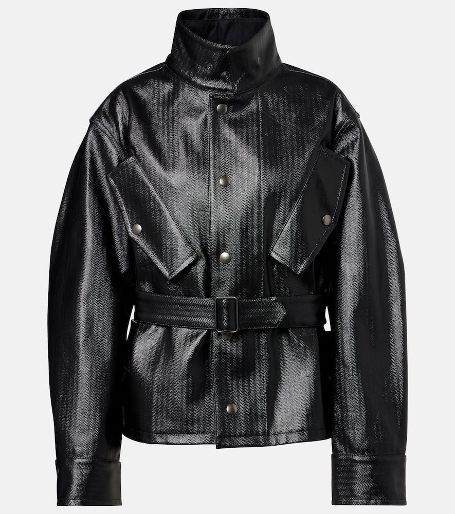 Herringbone cotton jacket