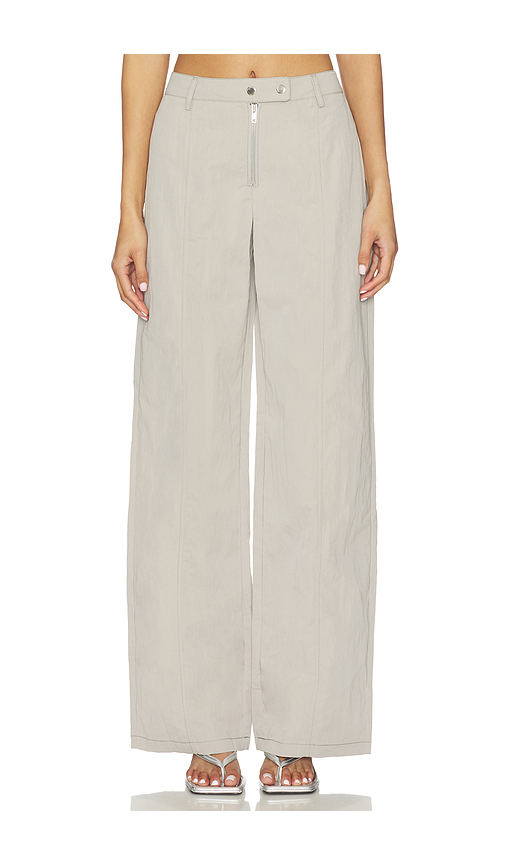 BY.DYLN Tasha Wide Leg in Grey. L. Also in XS