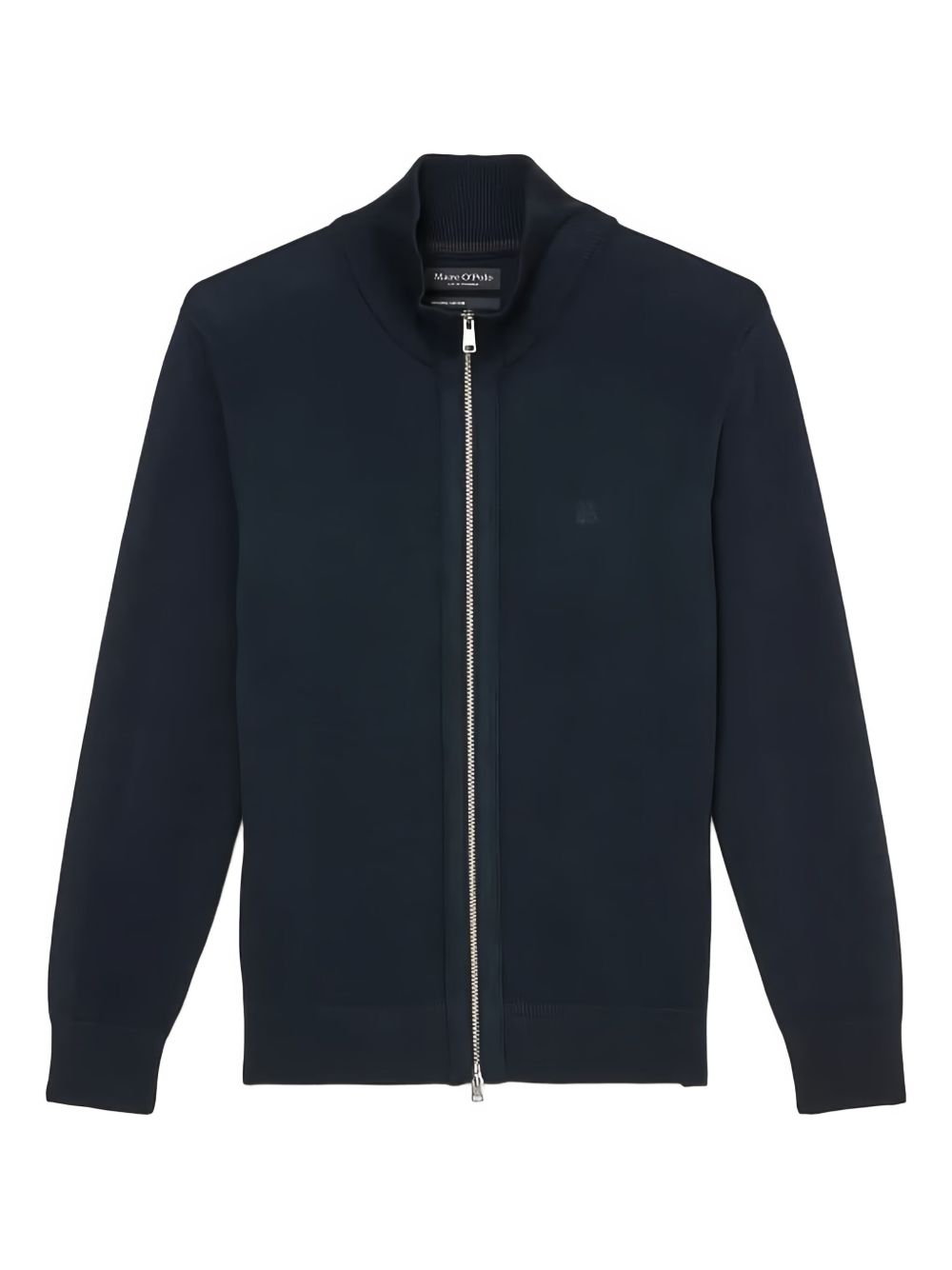 Knitted zip-up cardigan - Black