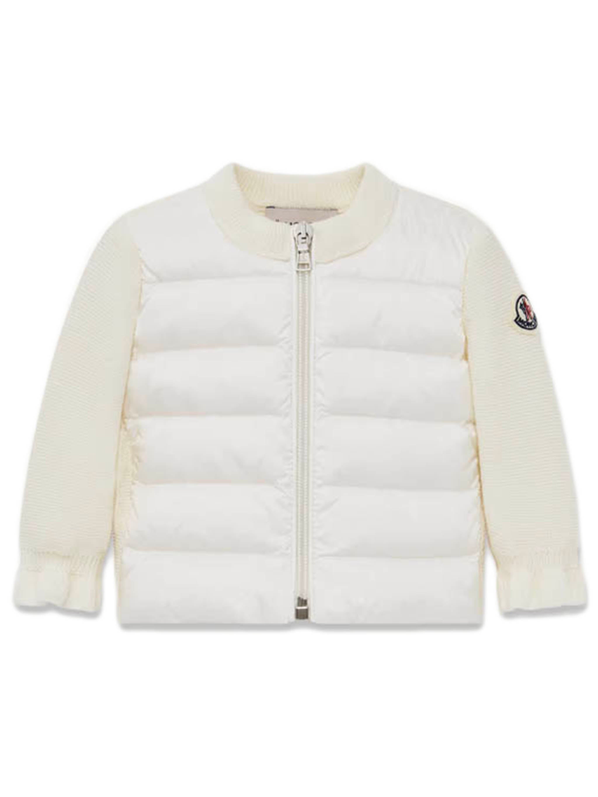 Kids' Mini Down-Filled Sweater Jacket with Ruffled Cuffs