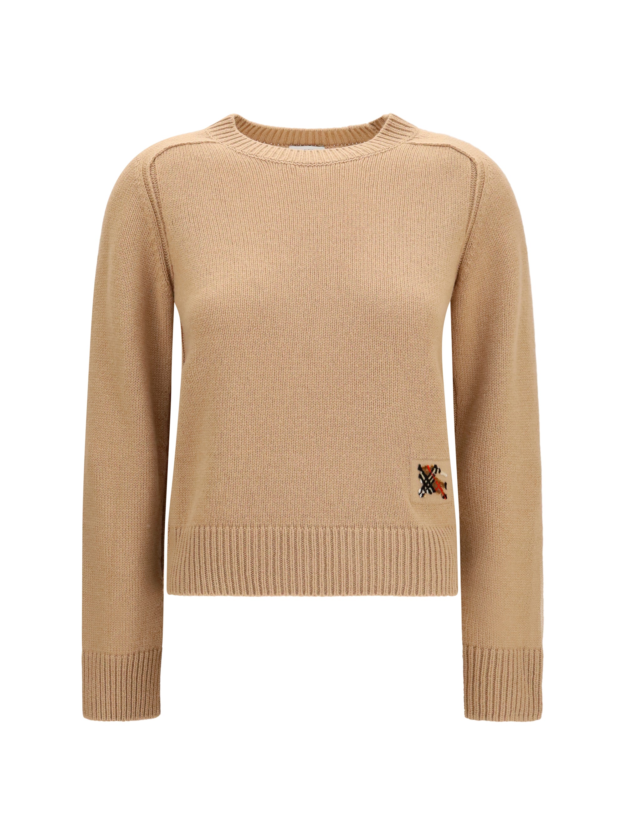 Wool and Cashmere Sweater — Camel