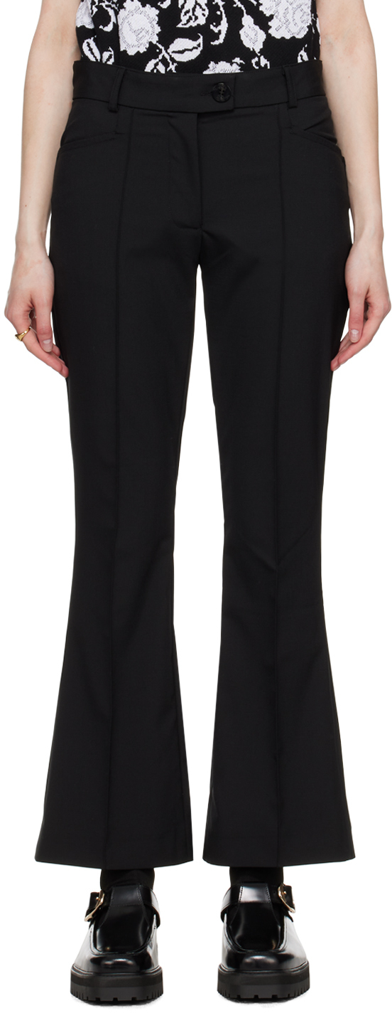 ERNEST W. BAKER ブラック フレアパンツ