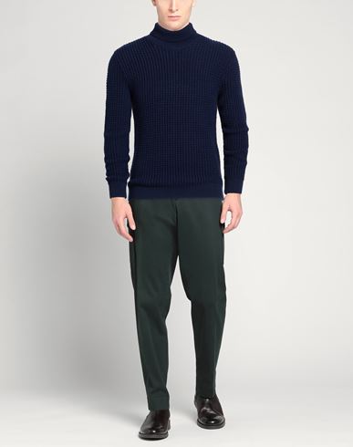 Man Turtleneck Navy Size M Wool