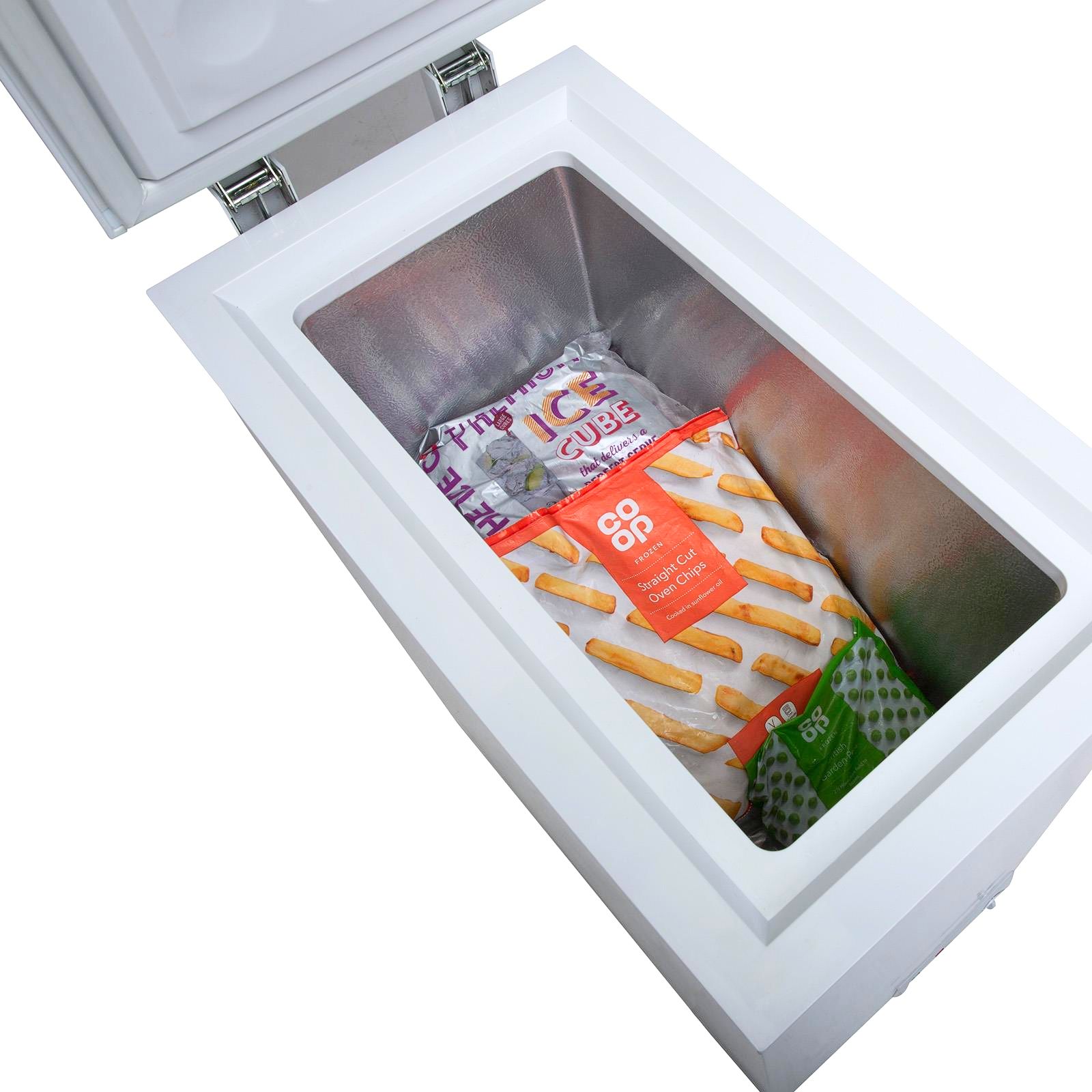 Sia Freestanding Slimline Compact Chest Freezer, White - Chf60W/e