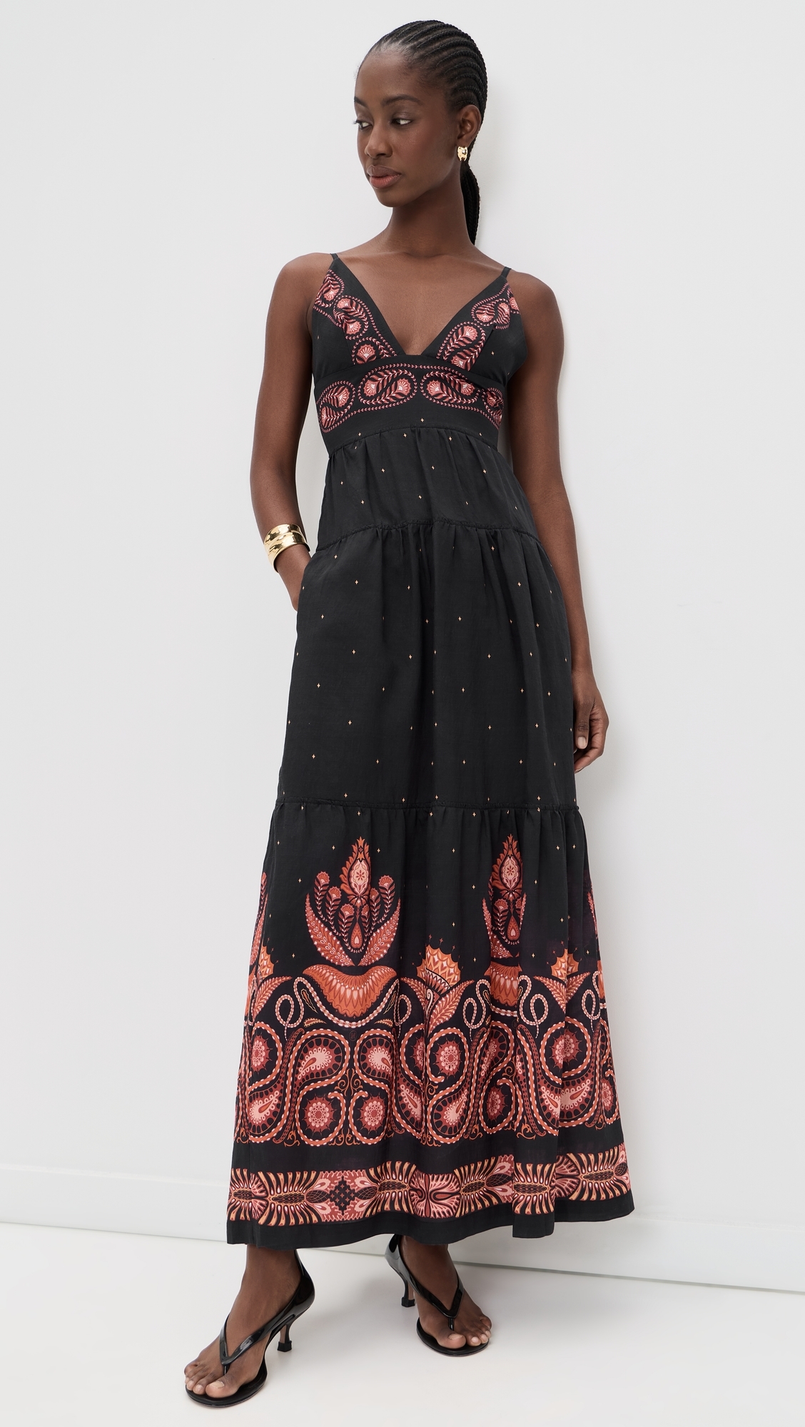 Valor Dress Black Print