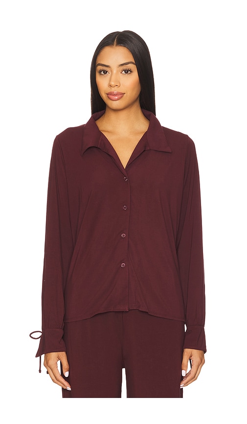 KAT THE LABEL Hugo Shirt in Wine. - XL also in L, M