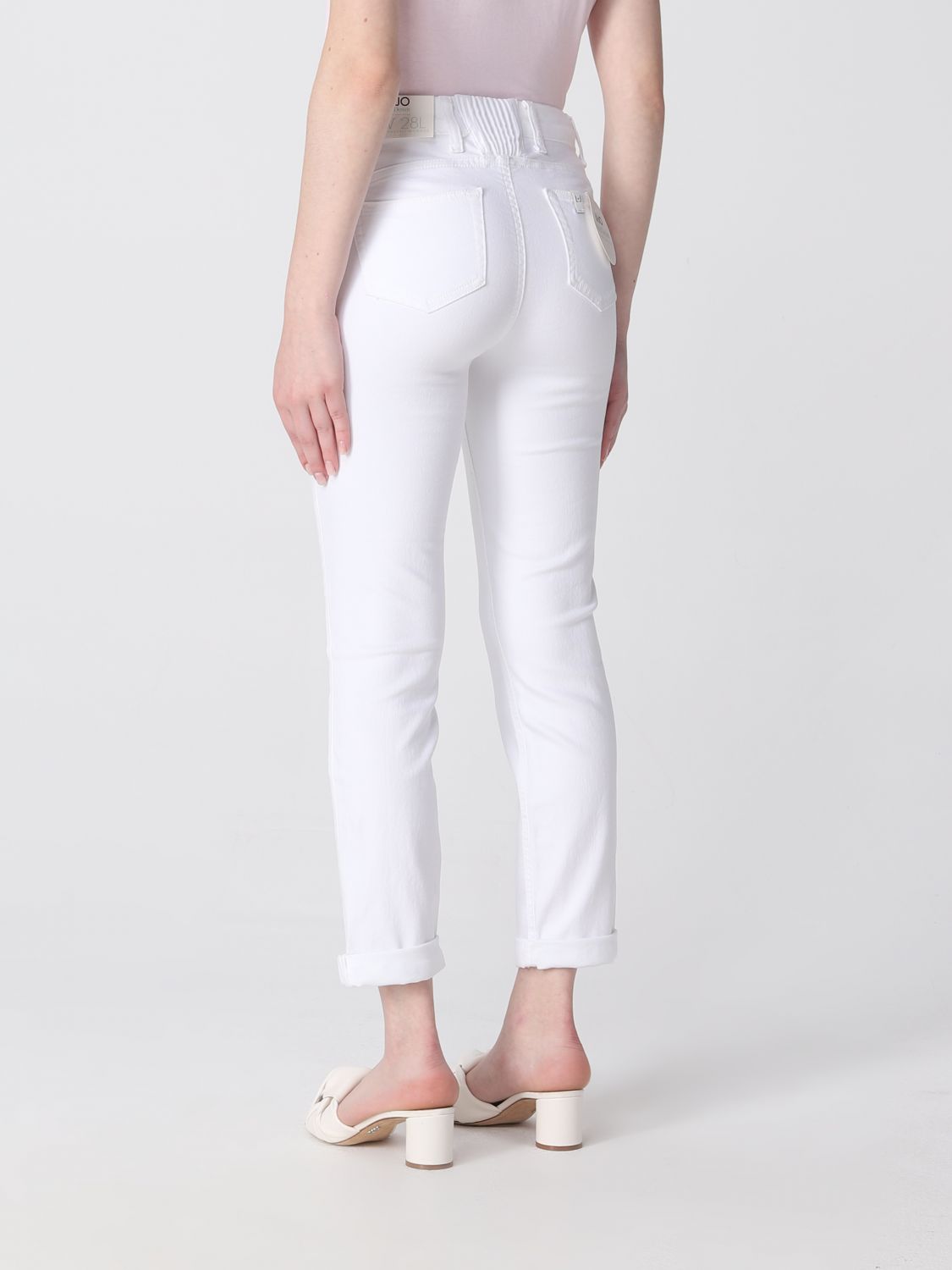 Jeans Woman color White