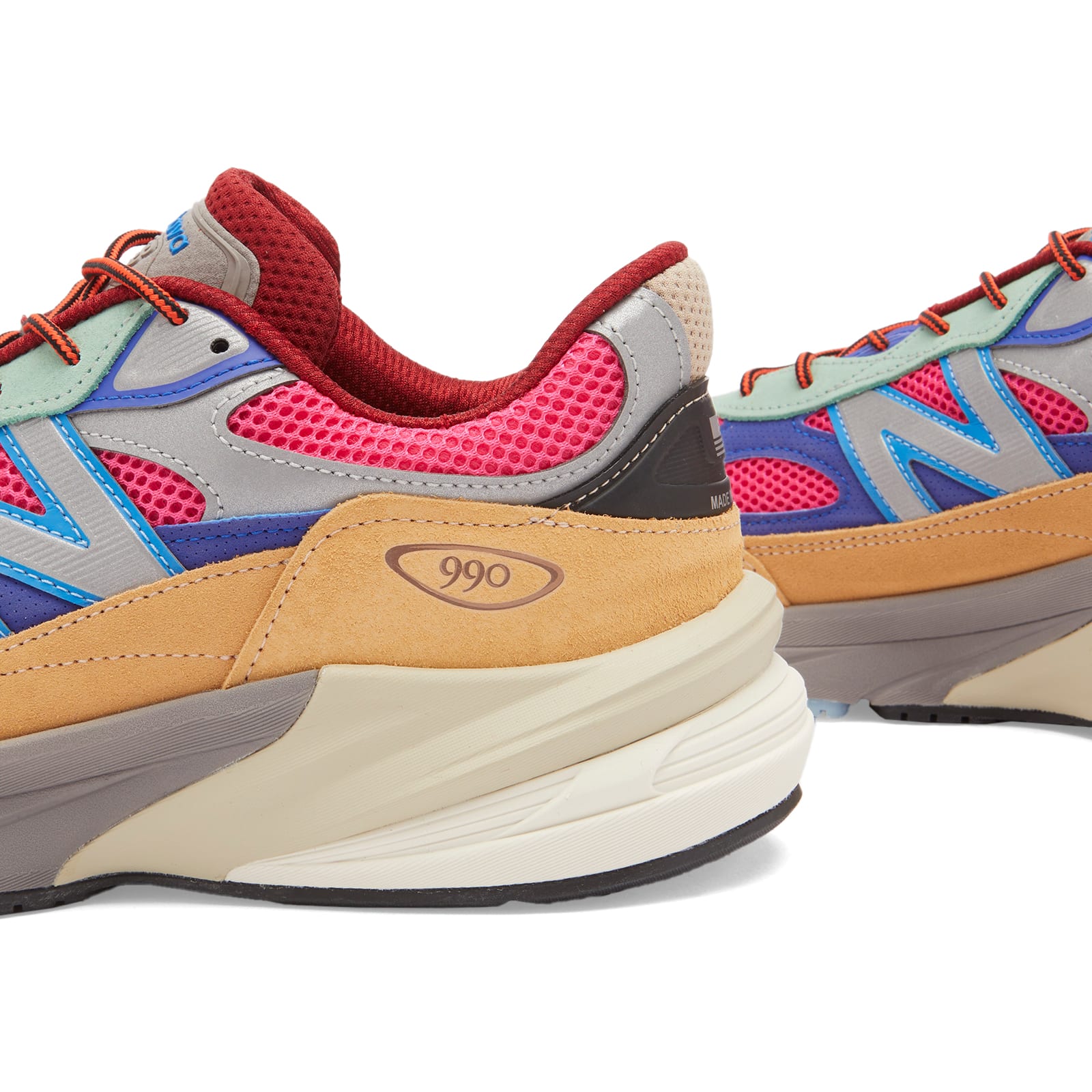 New Balance Men's X Action Bronson 990v6 Sneaker in Multi