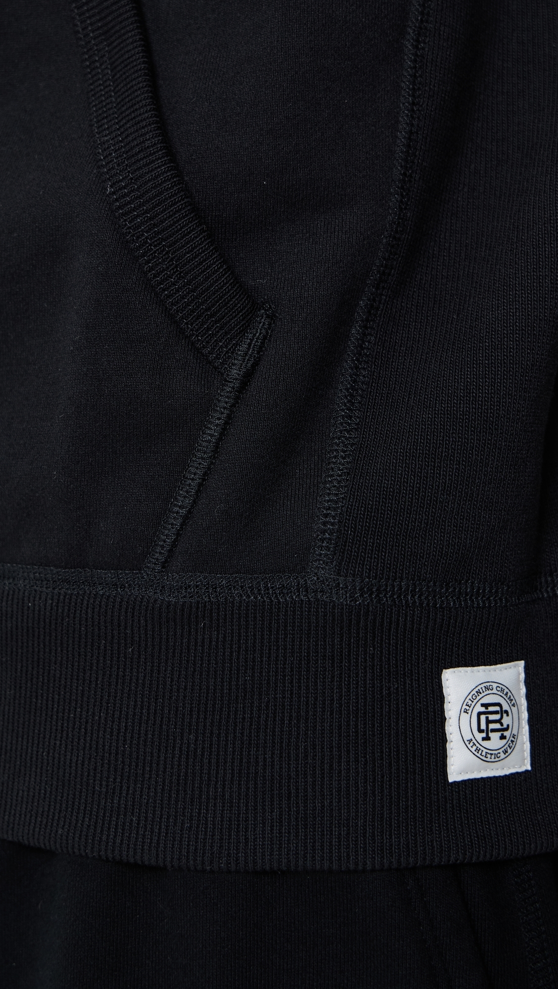 Reigning Champ Mid-Weight Terry Standard Hoodie Black