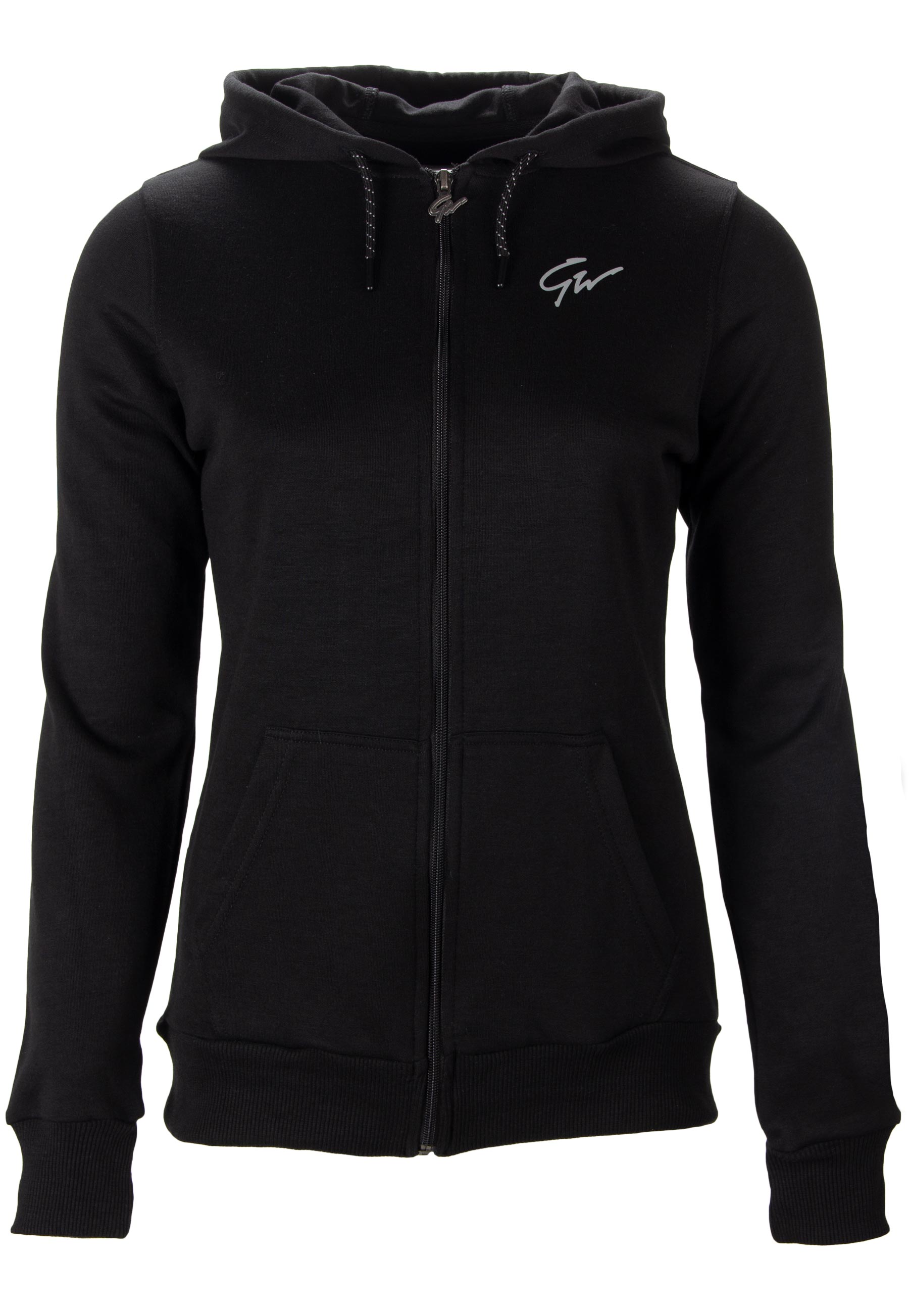 Pixley Zipped Hoodie - Black