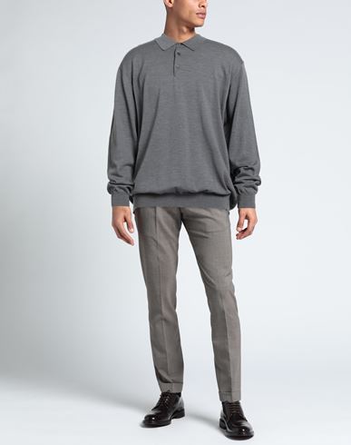 Man Sweater Grey Size 50 Virgin Wool