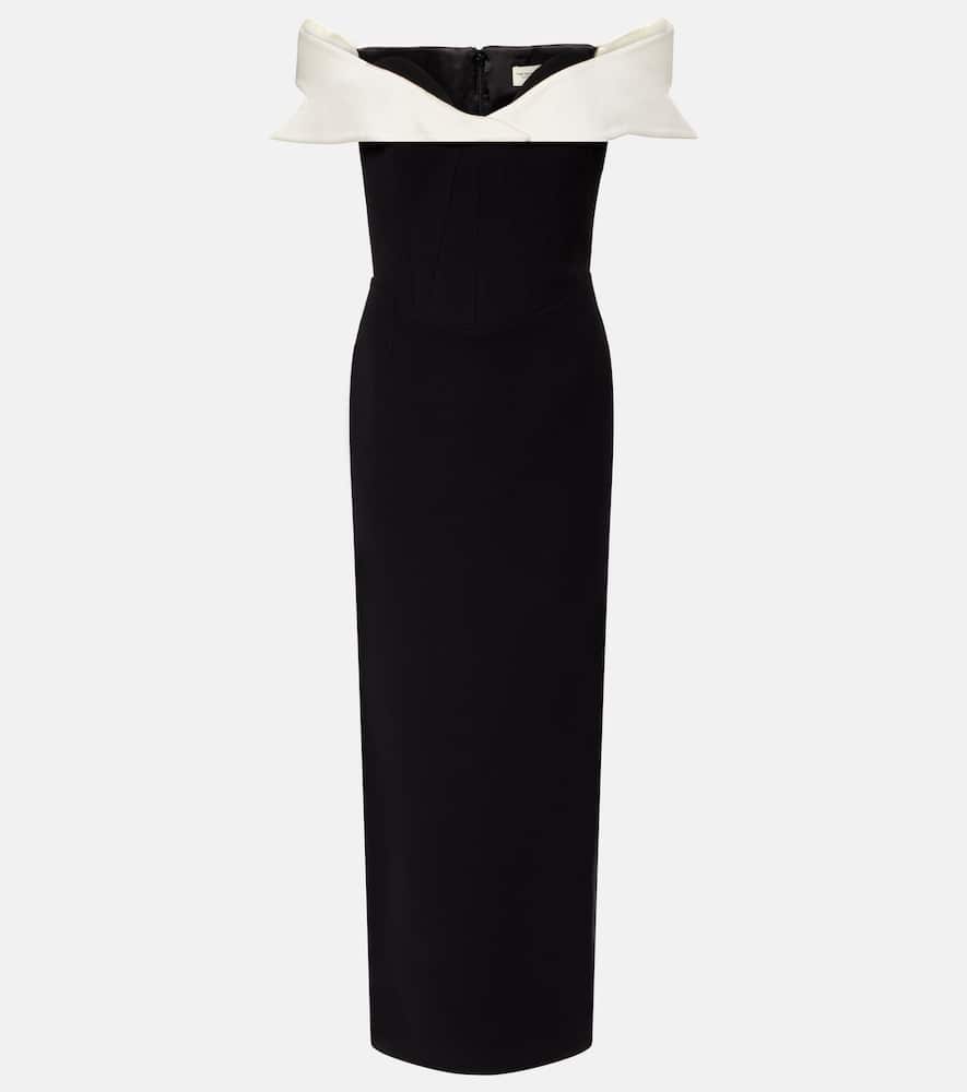 Jacqueline off-shoulder midi dress