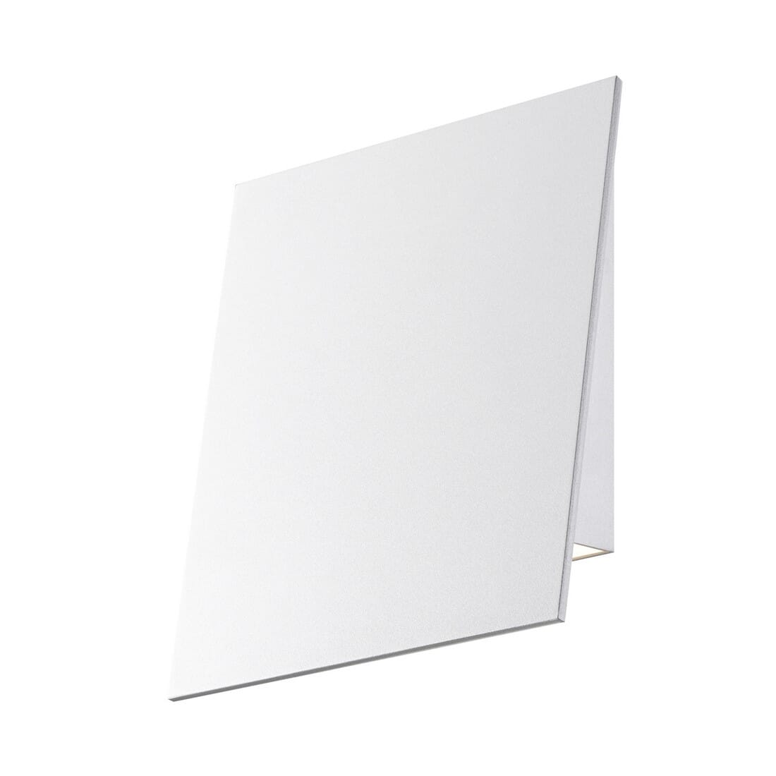 Angled Plane 7.75" LED Wall Sconce in Textured White