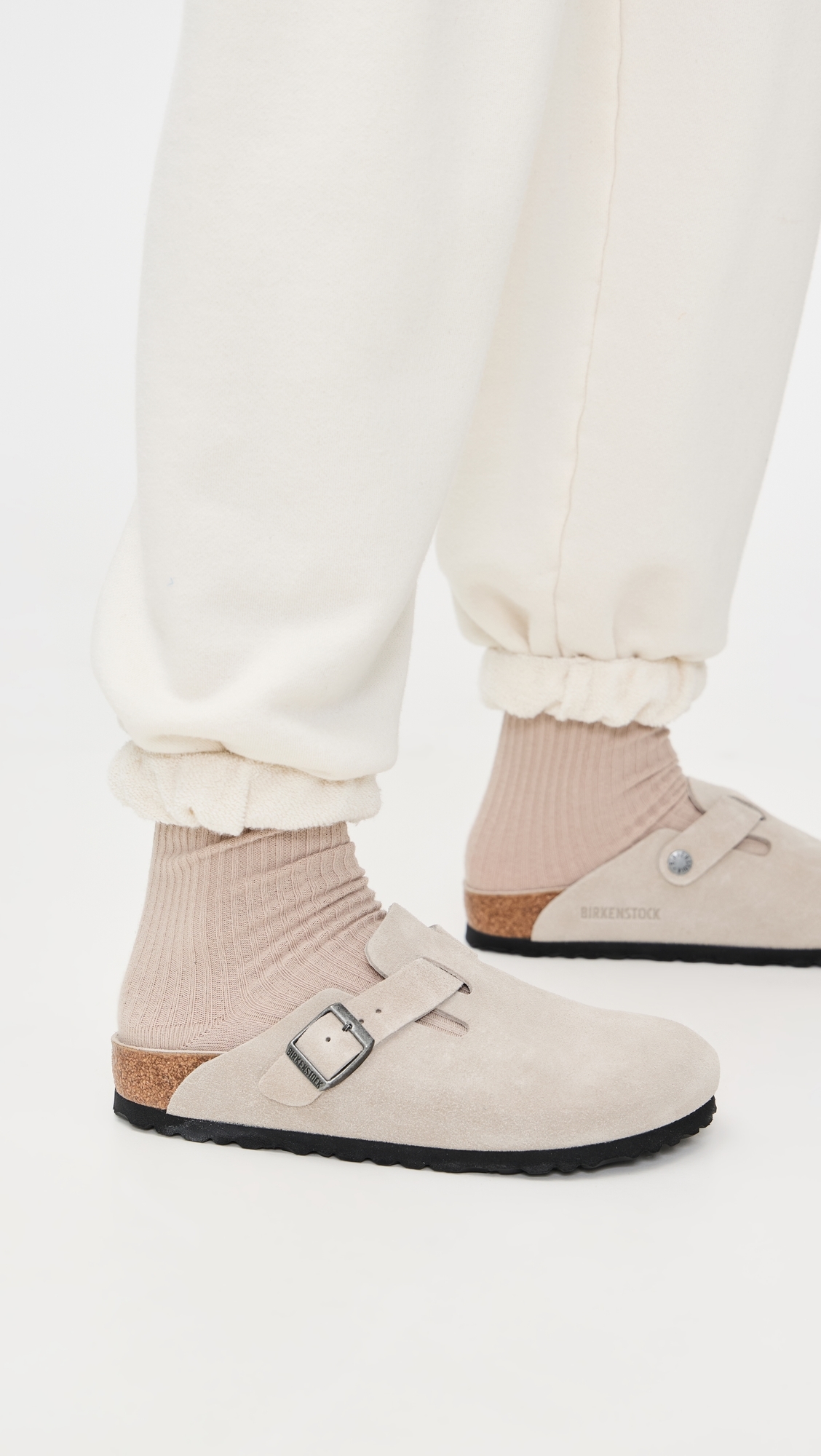 Boston Soft Footbed Clogs Oyster
