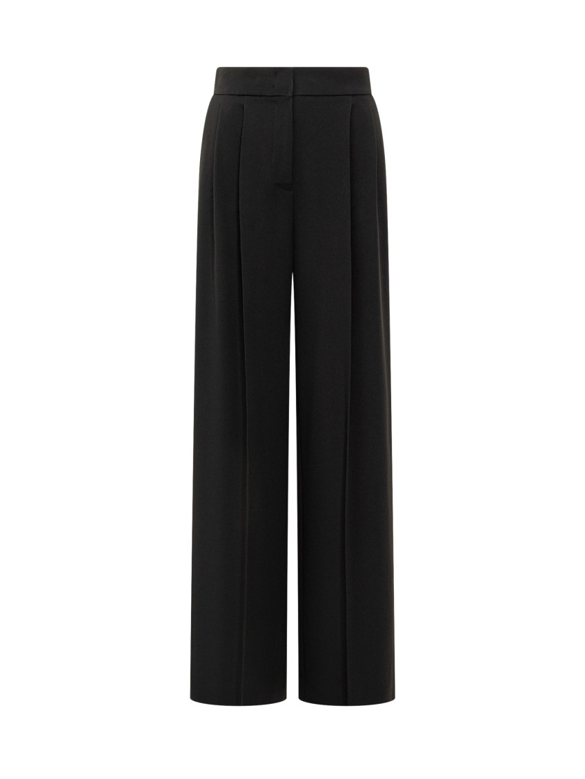 Black Tailored Pleated Pants
