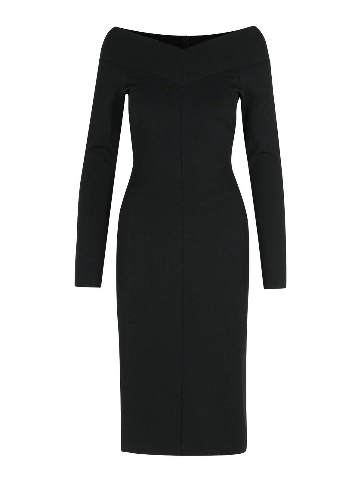 Black Viscose Blend Dress