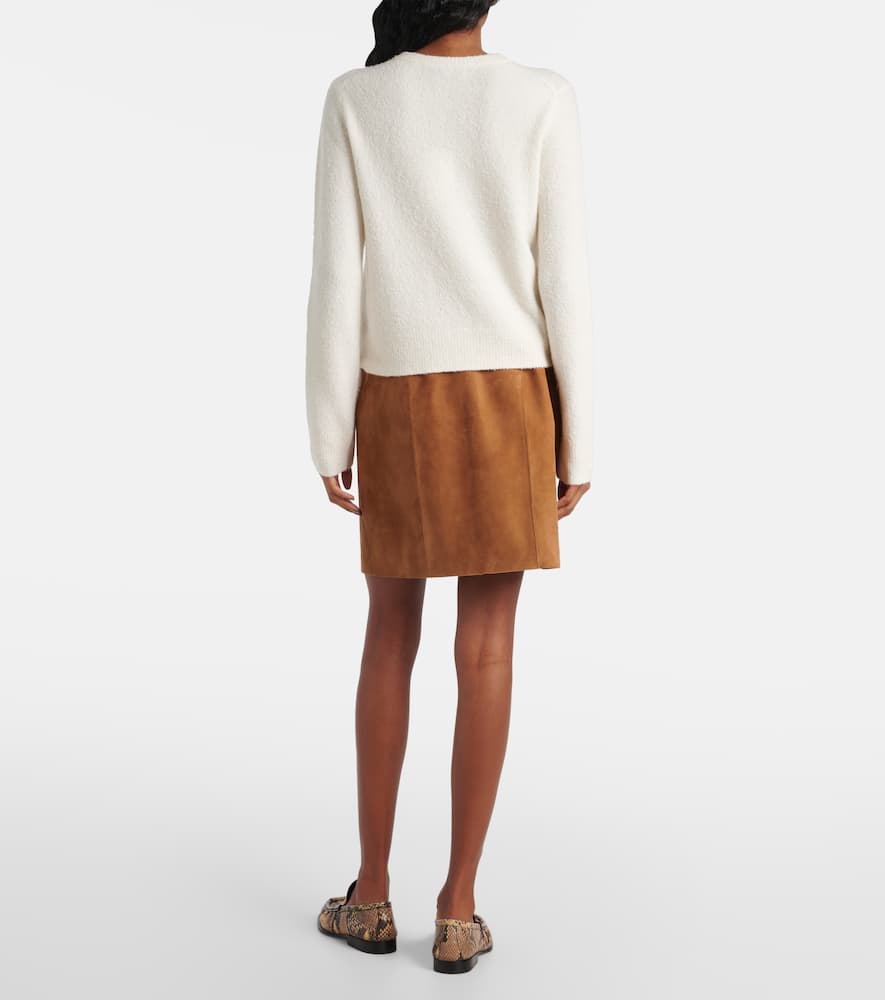 Silk and cashmere-blend cardigan