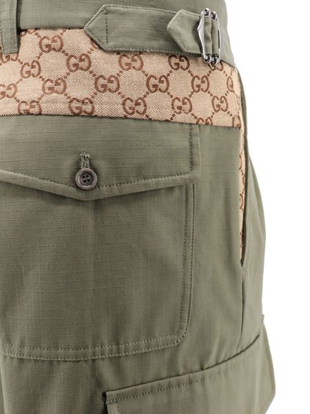 Gucci GG Wide Leg Cargo Pants