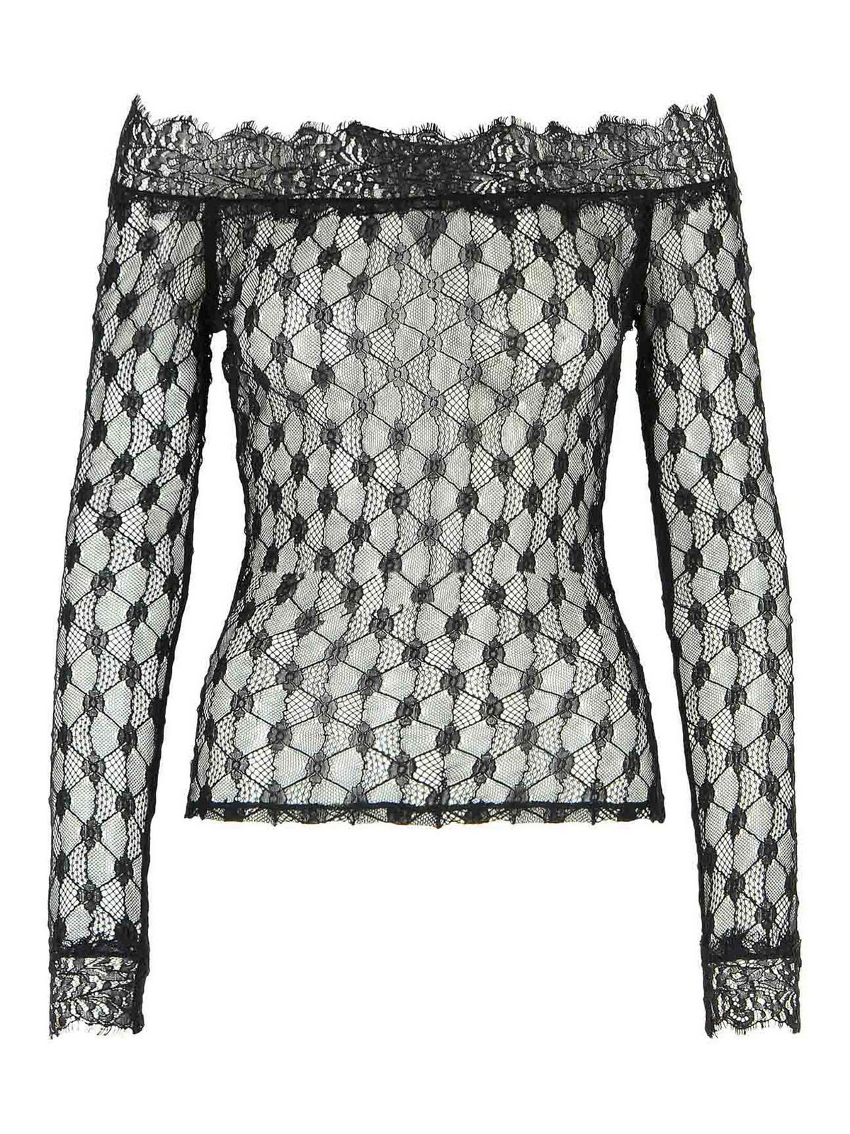 Black Polyamide Blend Sweater