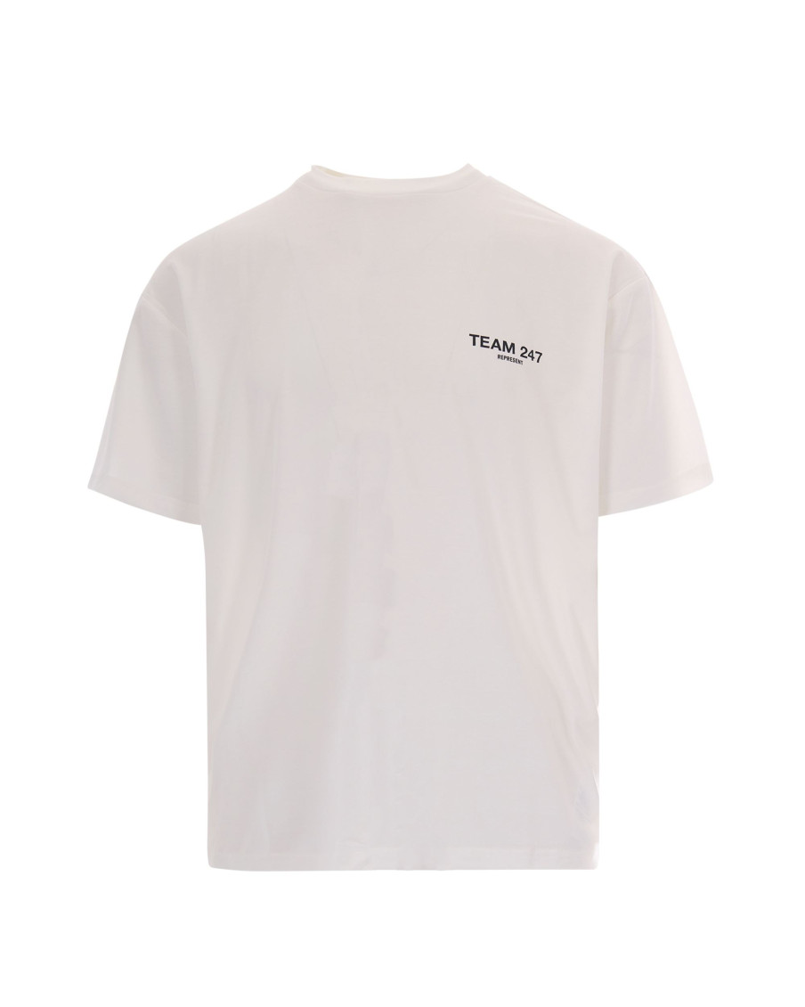 White Logo Crew Neck T-Shirt