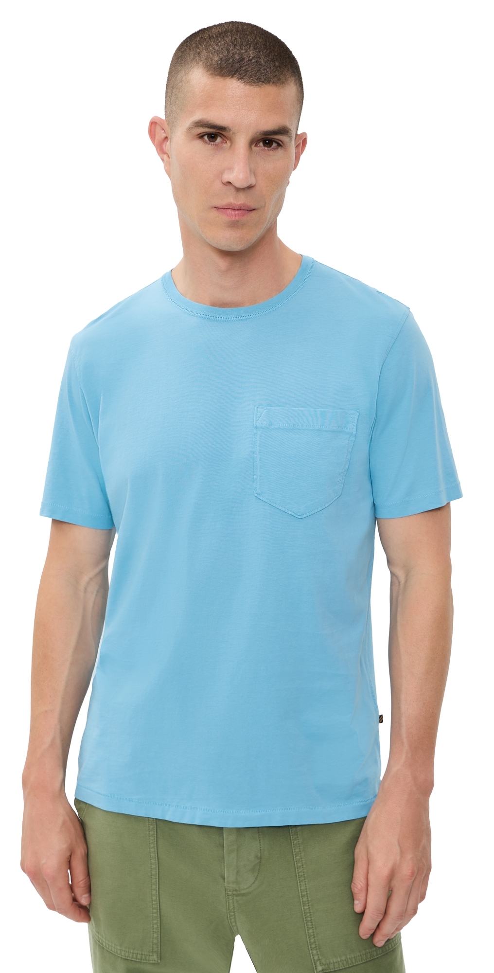 Washed Tee Delphinium Blue