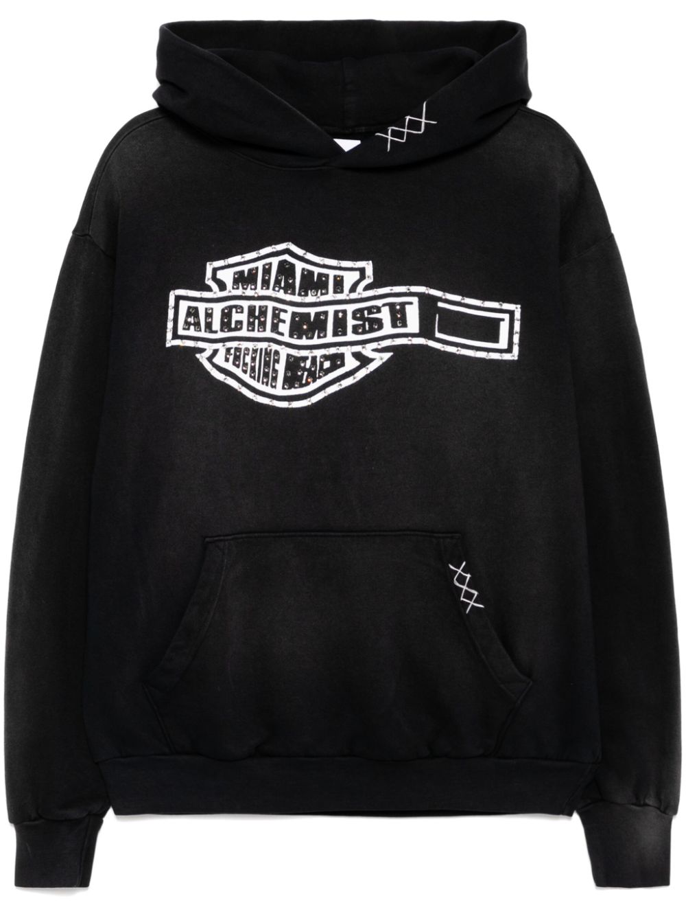 Waving hoodie - Black